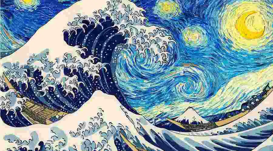 Famous Paintings in Art History, Great Wave off Kanagawa