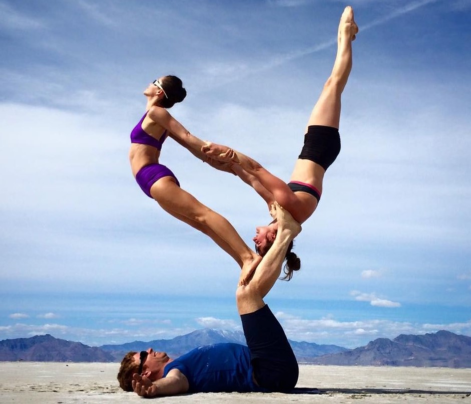 The Opposite Lambda Style of Acro Yoga 