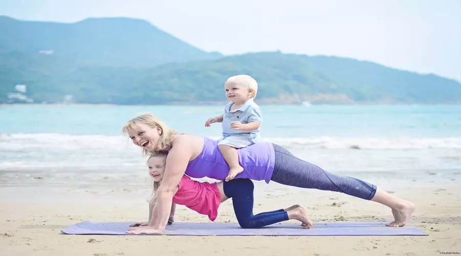 The Horse Style Yoga Pose, 3 Person Yoga Poses