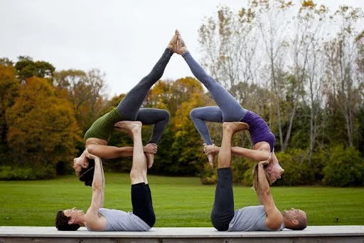 4 People Yoga Poses