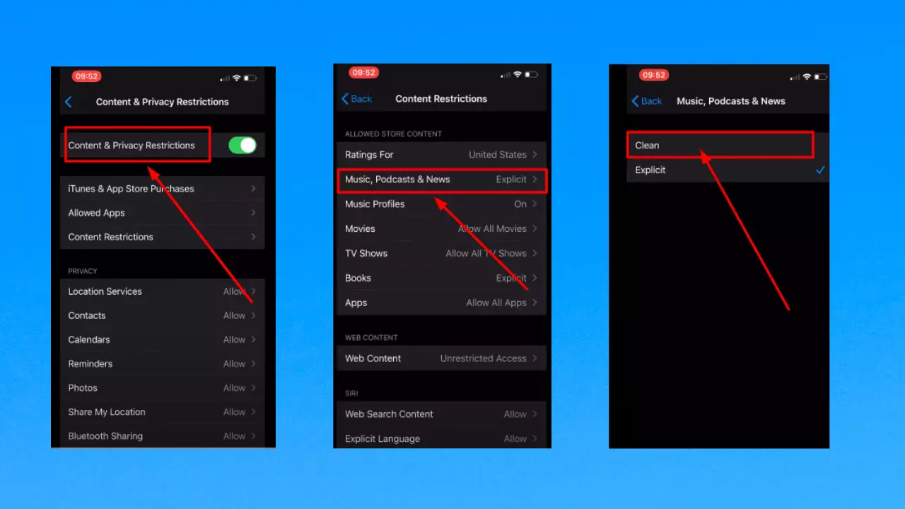 How to Clear Explicit Music on Apple