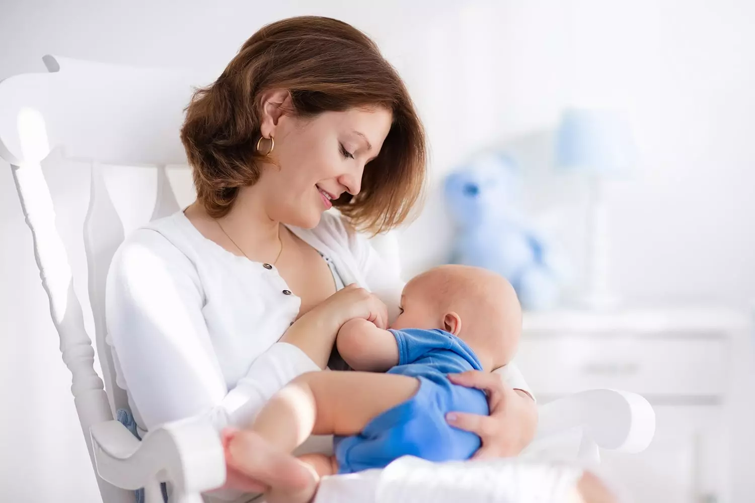 Breastfeeding Newborn Photography