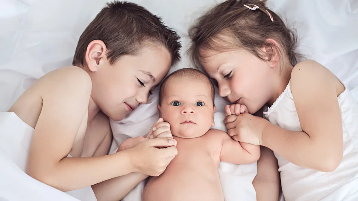 Newborn with Older Sibling