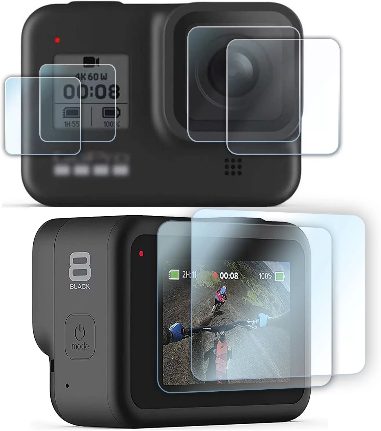 GoPro Tempered Glass Lens And Screen Protectors