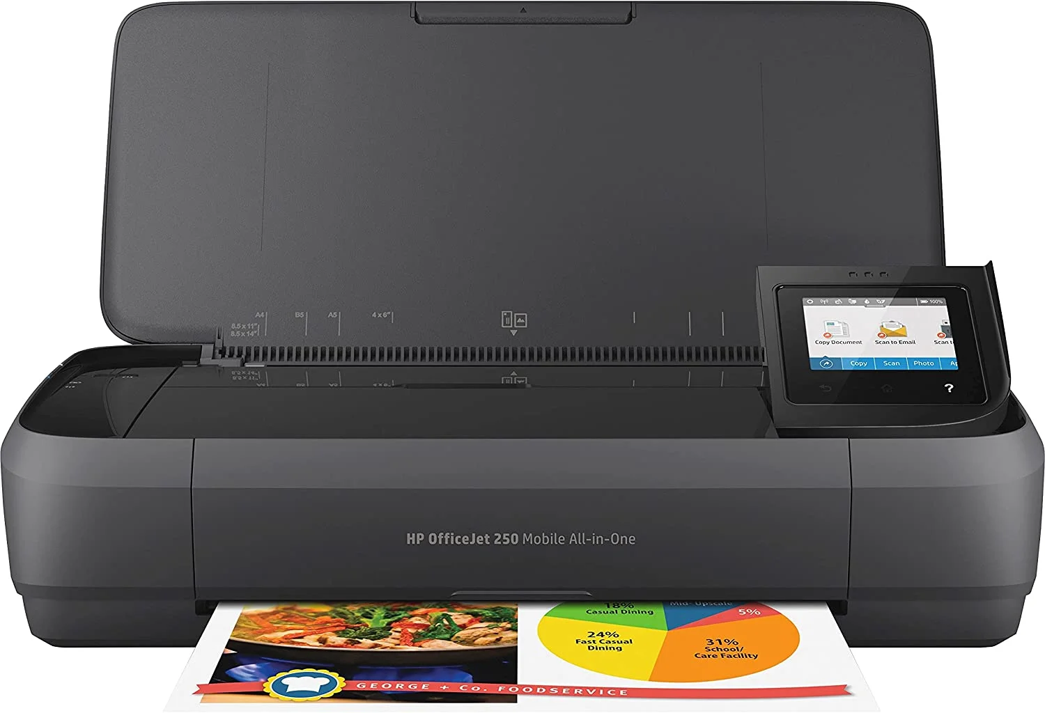 HP Officejet 250 All-in-One Portable Printer