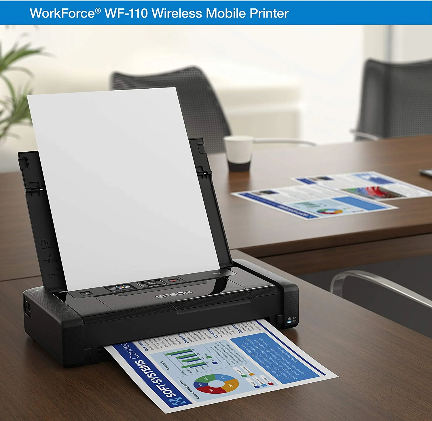  Epson Workforce WF-110 Wireless Mobile Printer