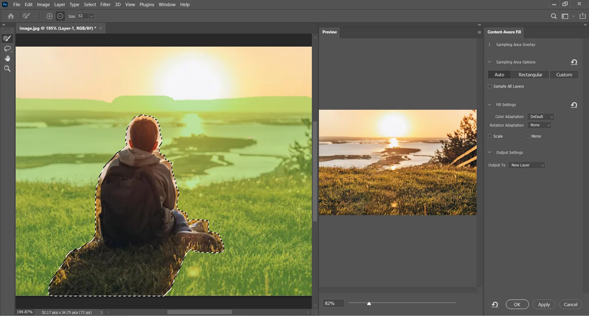 Preview Panel in Photoshop