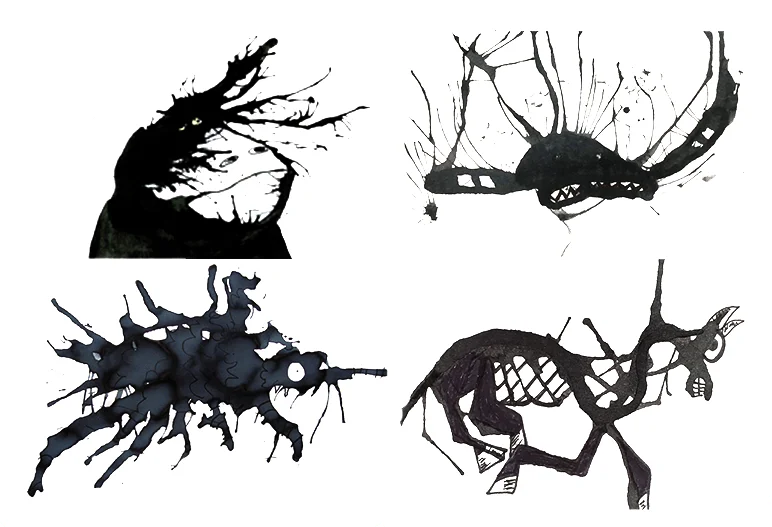 Draw A Monster From a Drop of Ink, Wikilearns