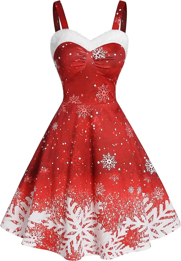 Colorful Christmas Dress, Christmas Outfits Ideas