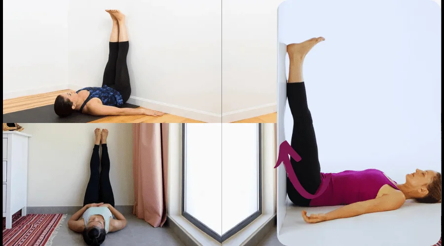 Legs-Up-The-Wall Pose (Viparita Karani), Relaxing Yoga Poses for Anxiety